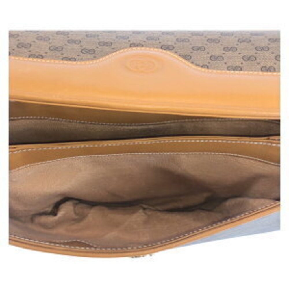 Gucci Tan Leather Camel GG Bag Shoulder Brown Messenger Tan Brown - Picture 9 of 10